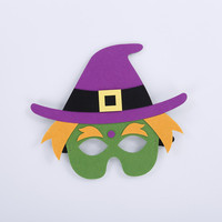Masques en feutre d'Halloween en gros – Masques pour les yeux, design pirate et citrouille, décorations pour fêtes et célébrations festives
