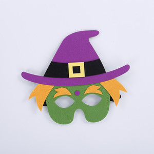 Maschere <span class=keywords><strong>in</strong></span> <span class=keywords><strong>Feltro</strong></span> per Halloween, Maschere per Occhi con Design Pirata e Zucca, Decorazioni per Feste e Celebrazioni Festive - Product Image 3