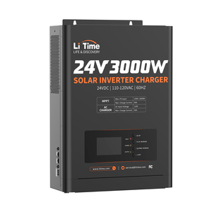 LiTime Onduleur solaire 3-en-1 24V 3000W à onde sinusoïdale pure avec chargeur - Product Image 1