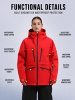 Veste de ski à coque rigide 3L avec logo personnalisé, imperméable, coupe-vent, respirante, pour l'hiver, fournisseur OEM, prix d'usine