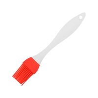 16.3*4.5cm Mini Silicone Brosse Spatule Ensemble Maison Cuisine Boulangerie Accessoires De Cuisson En Plastique Stock Outils De Cuisson