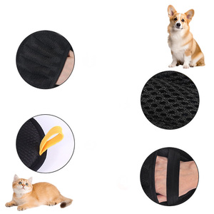 Gants anti-poils pour animaux de compagnie Lu Xing, style goutte d'eau, électrostatiques, brosse double sens pour chats et chiens - Product Image 2
