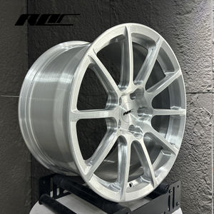 Rines Monobloque Forjados Roc Custom de 19 y 20 Pulgadas, <span class=keywords><strong>BR1</strong></span> en Plata Pulida, 5x112 5x120.65 para Corvette C8 Z06 BMW M3 G80 - Product Image 1