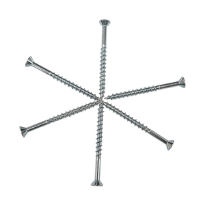Tornillos PB # 8 tornillos Phillips de cabeza plana de 2 pulgadas, chapados en zinc, con rosca profunda para madera, de acero al carbono C1022, alta calidad, Homn Reen - Product Image 2