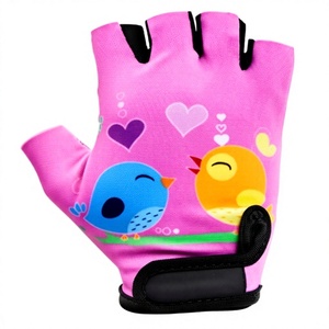 Guantes de Ciclismo Meteor Unisex para Niños, Gel BMX Transpirable, Color Rosa, Talla Jr XS, Ancho de Mano 6-6.5cm, Cierre de Velcro - Product Image 3