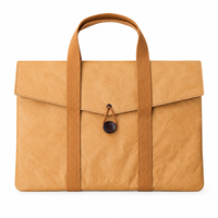 Sac pour ordinateur portable Tyvek, housse vintage pour ordinateur, doublure en feutre, sacoche portable pour ordinateur portable, mallette pour documents, sac pour le bureau et les voyages
