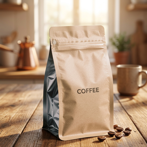  ถุงกาแฟย่อยสลายได้แบบด้าน พรีเมียม ทริลาไมเนต ป้องกันความชื้นและกลิ่น พร้อมวาล์วและหน้าต่าง โรงงานผลิตโดยตรง MOQ ต่ำ รับผลิตแบบ OEM ODM - Product Image 3