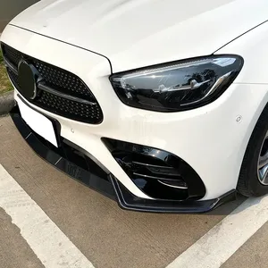2021+ para Mercedes Clase E W213 C238 E260 E300 AMG Labio de parachoques delantero, alerón, difusor inferior, divisores, kit de carrocería y protector - Product Image 6