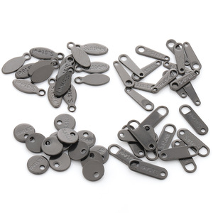 Colgantes de acero inoxidable en forma de béisbol, ovalados y rectangulares, negros, para joyería DIY, collares, pulseras, decorativos. - Product Image 2