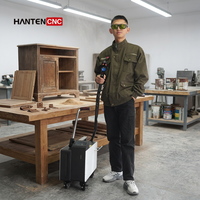 Nettoyeur laser pulsé portable 300W pour la restauration des bâtiments, élimination de la rouille, du moisissure sur les murs en pierre et des graffitis