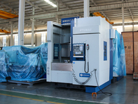 Máquina de torno CNC vertical VTC850 de China para ruedas de aleación Sistema de control GSK Husillo único resistente