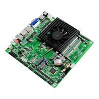 Penjualan Panas 32 GB 8 Slot USB Motherboard Mini-ITX Tipis Whiskey Lake/Comet Lake-U CPU 6 COM Dual LAN