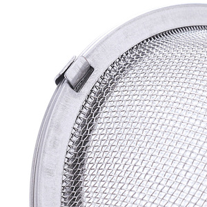 Boules à thé et filtres à thé sur mesure en acier inoxydable 304, récipients à soupe à double boucle, et mélangeurs à épices avec surfaces en maille. - Product Image 2