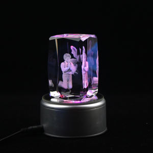 थोक लेजर उत्कीर्णन क्रिस्टल क्यूब 3 डी क्रिस्टल पहले पवित्र कम्यूनियन क्रिसमस उपहार - Product Image 4