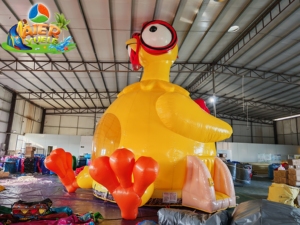 <span class=keywords><strong>Château</strong></span> gonflable géant en forme de poulet hurlant, <span class=keywords><strong>château</strong></span> gonflable commercial pour enfants, idéal pour les fêtes et les jardins. - Product Image 5