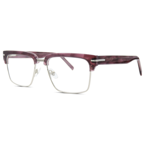 Occhiali da vista Vintage classici da uomo in metallo ibrido acetato montatura occhiali da uomo in stile Business - Product Image 3