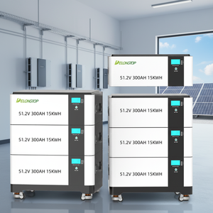 Batteries solaires de stockage d'énergie domestique au lithium-ion, pack de 15 kWh, 30 kWh, 60 kWh, 100 kWh, modèle empilable, batterie LiFePO4 51,2 V 300 Ah - Product Image 1