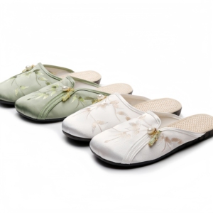 <span class=keywords><strong>Zapatos</strong></span> Casuales de Lino con Bordado de Flores de Ciruelo para Verano, Transpirables y Absorbentes del Sudor, para <span class=keywords><strong>Hombre</strong></span> y Mujer, con Entresuela de EVA Suave para Interiores - Product Image 3