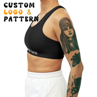 Bra Olahraga Wanita Berkualitas Tinggi dengan Logo Custom, Pinggang Elastis, Kompresi, Menyerap Keringat, dan Bahan Stretchy untuk Wanita