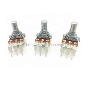 16 Mét <span class=keywords><strong>Mono</strong></span> & Stereo Điều Khiển Âm Lượng B25K Rotary Guitar Bàn Đạp Chiết Áp - Product Image 1