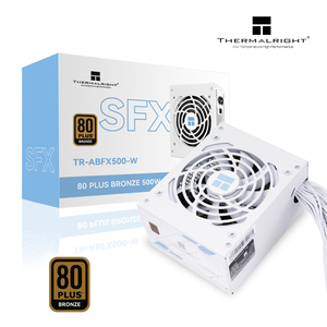 Blanc Thermalright TR-ABFX <span class=keywords><strong>500W</strong></span> <span class=keywords><strong>80</strong></span> <span class=keywords><strong>PLUS</strong></span> <span class=keywords><strong>Bronze</strong></span> 24Pin ATX <span class=keywords><strong>500W</strong></span> PC Alimentation pour ordinateur de bureau en stock - Product Image 1