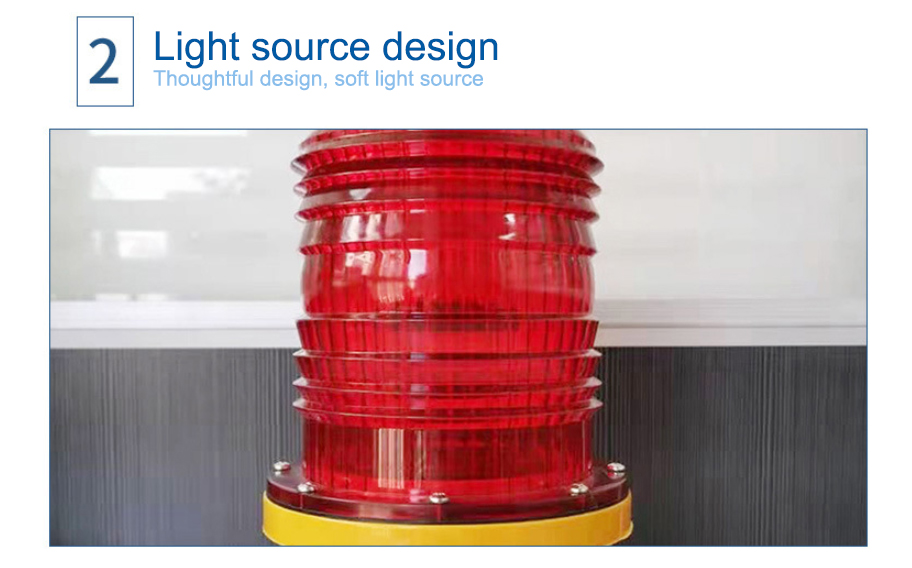 LED Aircraft Warning Lights Microcomputer Chip Controlled 200LX
