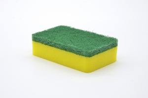Прямая продажа с фабрики, губка для мытья, моющие скруббер, зеленые, желтые, оранжевые, белые, дудлебаг, кухонные моющие прокладки - Product Image 2