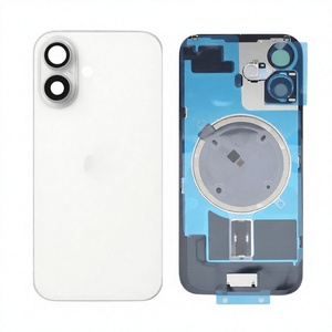 Coque arrière en verre pour iPhone 16 Plus avec lentille d'appareil photo et aimant, bobine de charge sans fil, boîtier arrière de remplacement pour réparation mobile - Product Image 1