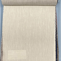 Tissu en lin 14S en popeline unie teinte en fil, tissé en fibres naturelles pour la production de chemises et textiles de maison