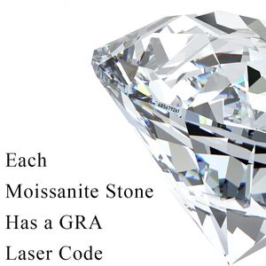 Dylam, Fournisseur de Bijoux de Premier Plan, Bague d'Éternité en Argent S925 avec Moissanite Taille Émeraude 2.0ct Couleur D VVs1, Anneaux de Fiançailles - Product Image 5