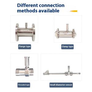 DN25 ~ DN40 de aço inoxidável inteligente turbina líquida flowmeter para sensor de água diesel metanol Digital Display - Product Image 3