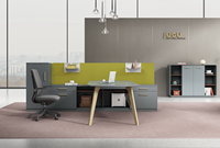 Bureau du personnel H13 meubles en forme de L table de bureau bureau de travail moderne