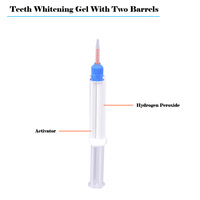 Jeringa de Gel Blanqueador Dental Skylun de 5 ml con Certificación CE para Clínica y Salón, con Peróxido de Hidrógeno al 35% y LED de Doble Barril