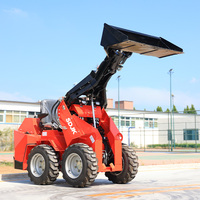 Mini-chargeuse compacte à livraison rapide, Euro 5 CE EPA, fabricant chinois, 900 kg, mini-chargeuse sur roues, mini-chargeuses agricoles