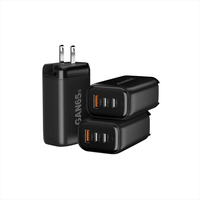 Yidashun Gan 65W USB C PD Chargeur Mural Bloc Port Téléphone Mobile Prise Pliable Multi Ports 30W 45W 60W 3 Noir OEM 50 Pcs 65W,60W