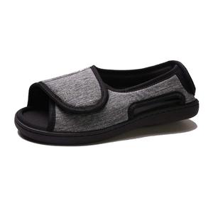 <span class=keywords><strong>Pantoufles</strong></span> en lin réglables et faciles à porter pour hommes, chaussures de maison <span class=keywords><strong>larges</strong></span>, douces et confortables, antidérapantes, <span class=keywords><strong>pieds</strong></span> <span class=keywords><strong>larges</strong></span> et gros, pouce gonflé, vêtements de chirurgie du valgus - Product Image 2