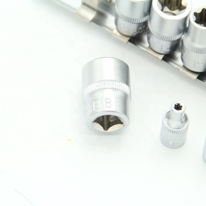 E4-E18 Female <strong>E</strong>-Torx Star <strong>Socket</strong> <strong>Set</strong> With Storage Rail - Product Image 4