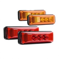 Feux latéraux universels à LED bleus Superbleds DC 12V/24V pour bus, camion, remorque, caravane, camping-car, pick-up, feux arrière