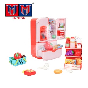 Best Sale Plastic <strong>Mini</strong> Refrigerator Kitchen Toys for <strong>Kids</strong> Girls Children Role Pretend Play House Set with Misting Spray <strong>Fridge</strong> - Product Image 2