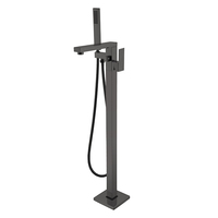 Grifo de Ducha y Bañera Empolo de Latón Cromado, con Soporte de Techo Tipo Lluvia, Válvula de Cerámica para Uso en Hoteles