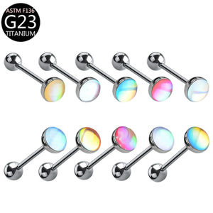 Piercings de Lengua Freya de Grado Implante, Anillos Labret de Titanio, Joyería Corporal, Pendientes de Nariz de Cristal de Moda <span class=keywords><strong>para</strong></span> Mujer - Product Image 3