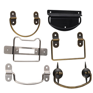 Furniture Handle And <b>Knob</b> Iron Plated Rectangle Chinese Style Cabinet Wooden Box Durable - Product Image 5