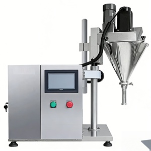 Máquina de llenado de polvo semiautomática de sobremesa pequeña, máquina de llenado de harina de trigo, máquina de llenado de especias, pimienta y chile con tornillo sin fin - Product Image 1