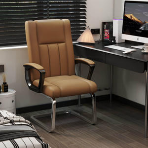 Chaise de bureau à dossier haut LN avec accoudoirs fixes, pivotante et inclinable, chaise de direction confortable pour une utilisation prolongée - Product Image 3