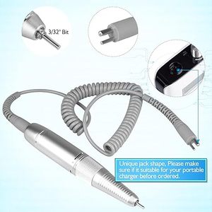 <b>Nail</b> Drill Machine Parts 30000RPM Removable 2-claw Plug Handle Wire for Portable <b>Nail</b> Drill - Product Image 4