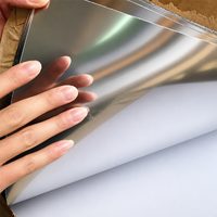 Feuille de miroir acrylique de découpe laser Feuille acrylique de ruban de 1.8mm 4 * 8ft
