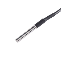 Modul Sensor Suhu Digital DS18B20 Probe Tahan Air dari Baja Tahan Karat