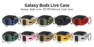 Étui de protection en fibre de carbone coréenne pour Samsung Galaxy Buds Live Ear Buds 2 <span class=keywords><strong>Pro</strong></span>, coque en plastique antichoc avec fermoir - Product Image 6