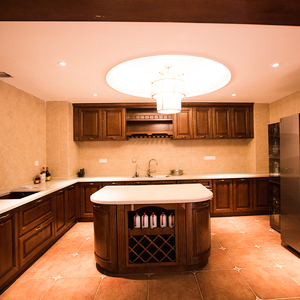 Libreria americana in legno massello/unità di visualizzazione in legno massello - Product Image 4