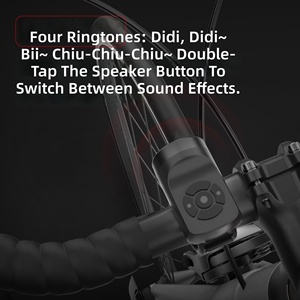 Klaxon électronique <span class=keywords><strong>de</strong></span> vélo rechargeable par USB, 120 dB, sonnette <span class=keywords><strong>de</strong></span> vélo extra forte avec alarme antivol pour VTT, vélo <span class=keywords><strong>de</strong></span> route, scooter pour enfants, accessoires - Product Image 5